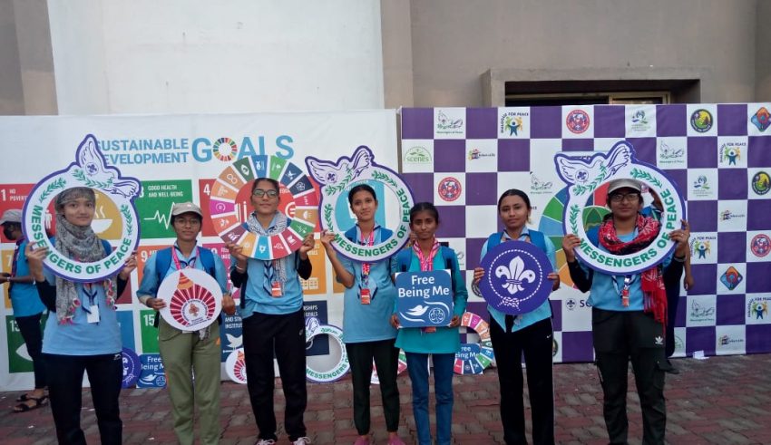 Suyash of Ranger of Dungar College in International Cultural Competition
