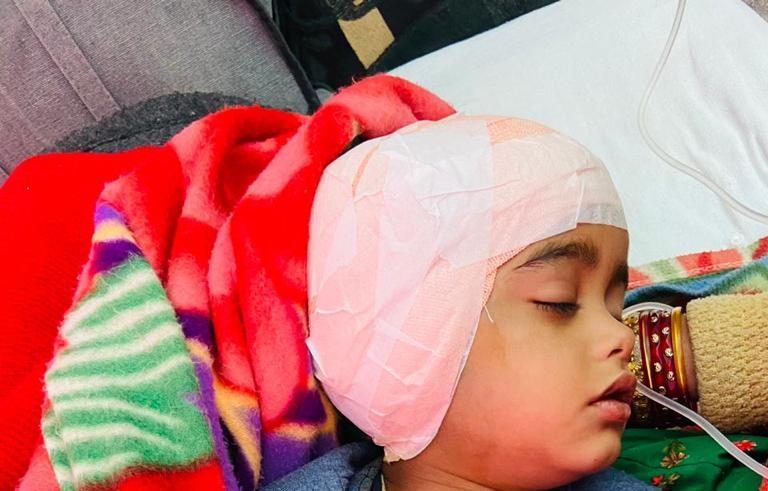 4 year old Komal will now be able to hear the voice of the world