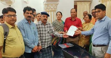 Vipra Foundation raised the demand for allotment of land for Brahmin hostel