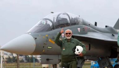PM Modi flew in Tejas aircraft of Indian Air Force