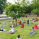 ‘‘योगा फॉर हेल्दी एजिंग’’ के तहत जवाहर पार्क में उमड़ा जनसैलाब
