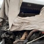 बीकानेर: आगे चल रहे ट्रक में पीछे से भिड़ा ट्रक, चालक घायल