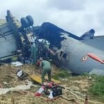 वायुसेना का ट्रांसपोर्ट एयरक्राफ्ट क्रैश, AN-32 विमान में लैंड करते ही आग लगी, दो हिस्सों में टूटा