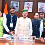 केंद्रीय मंत्री अर्जुन राम से आईवीएफ बीकानेर प्रतिनिधिमंडल की शिष्टाचार भेंट, संगठन विस्तार पर हुई चर्चा