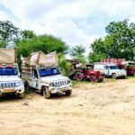 अवैध लकड़ी कटान एवं परिवहन के विरुद्ध वन विभाग की कार्रवाई, दो ट्रक वन उपज, तीन पिकअप एवं दो ट्रैक्टर जब्त
