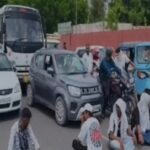 बीकानेर में छात्रसंघ चुनाव बहाली की मांग पर NSUI का उग्र प्रदर्शन, हाईवे पर टायर जलाकर किया जाम