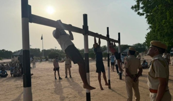 बीकानेर में राजस्थान पुलिस SI भर्ती-2025 की PET जारी, 360 में से 297 अभ्यर्थियों ने लिया भाग