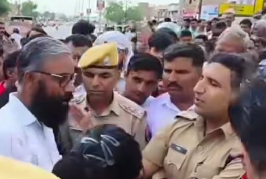गजनेर रोड पर दर्दनाक हादसा, ट्रक की टक्कर से बाइक सवार की मौत, हाइवे पर लगाया जाम