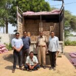 बीकानेर में 65 लाख की शराब जब्त, पशु आहार के नीचे छिपाकर ले जा रहा था ट्रक