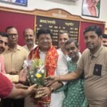 एम.डी. वी. सेलिब्रिटी ग्रुप मुरलीधर व्यास नगर द्वारा महापौर अनिल कल्ला का स्वागत