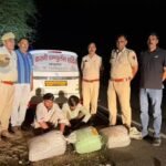 एंबुलेंस से नशे की तस्करी, दो आरोपी गिरफ्तार:31 किलो डोडा पोस्त जब्त, तस्करी नेटवर्क खंगालने में जुटी पुलिस